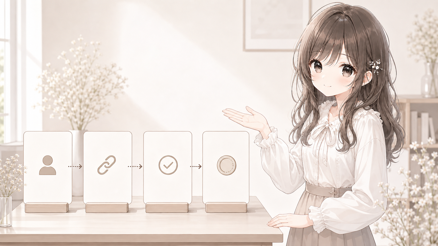 ASPアフィリエイトの成果の流れを分かりやすく整理する白石琴葉